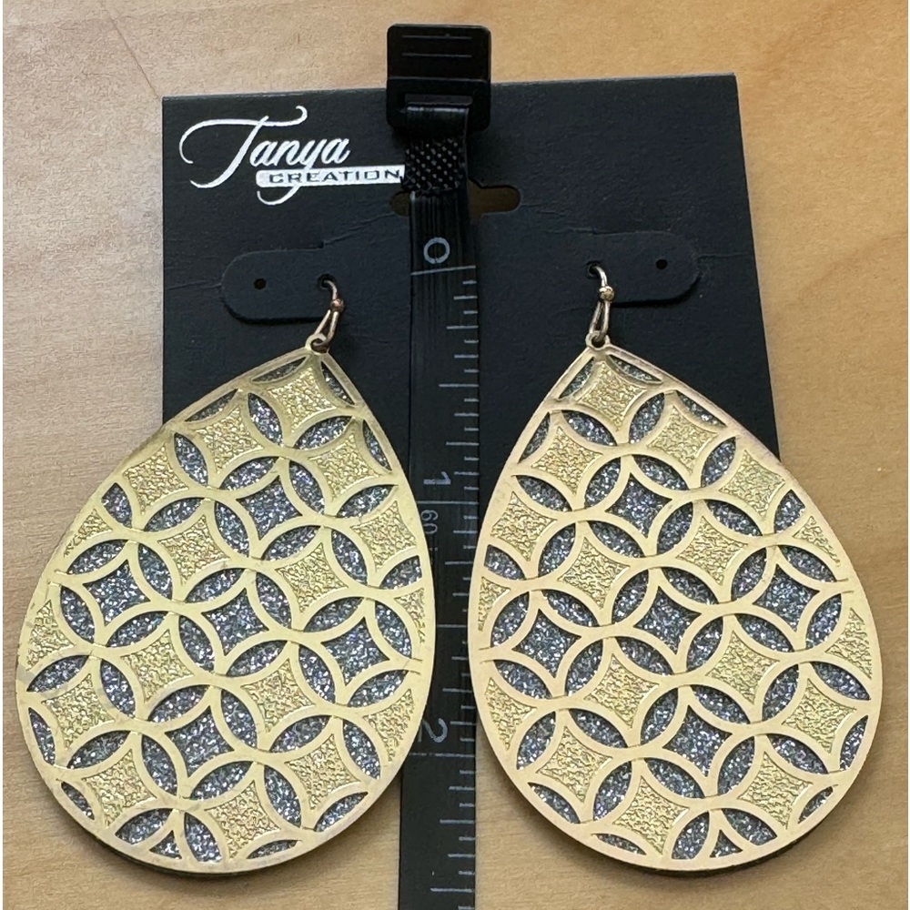 High-End Department Store Designer One of Kind Statement Earrings
